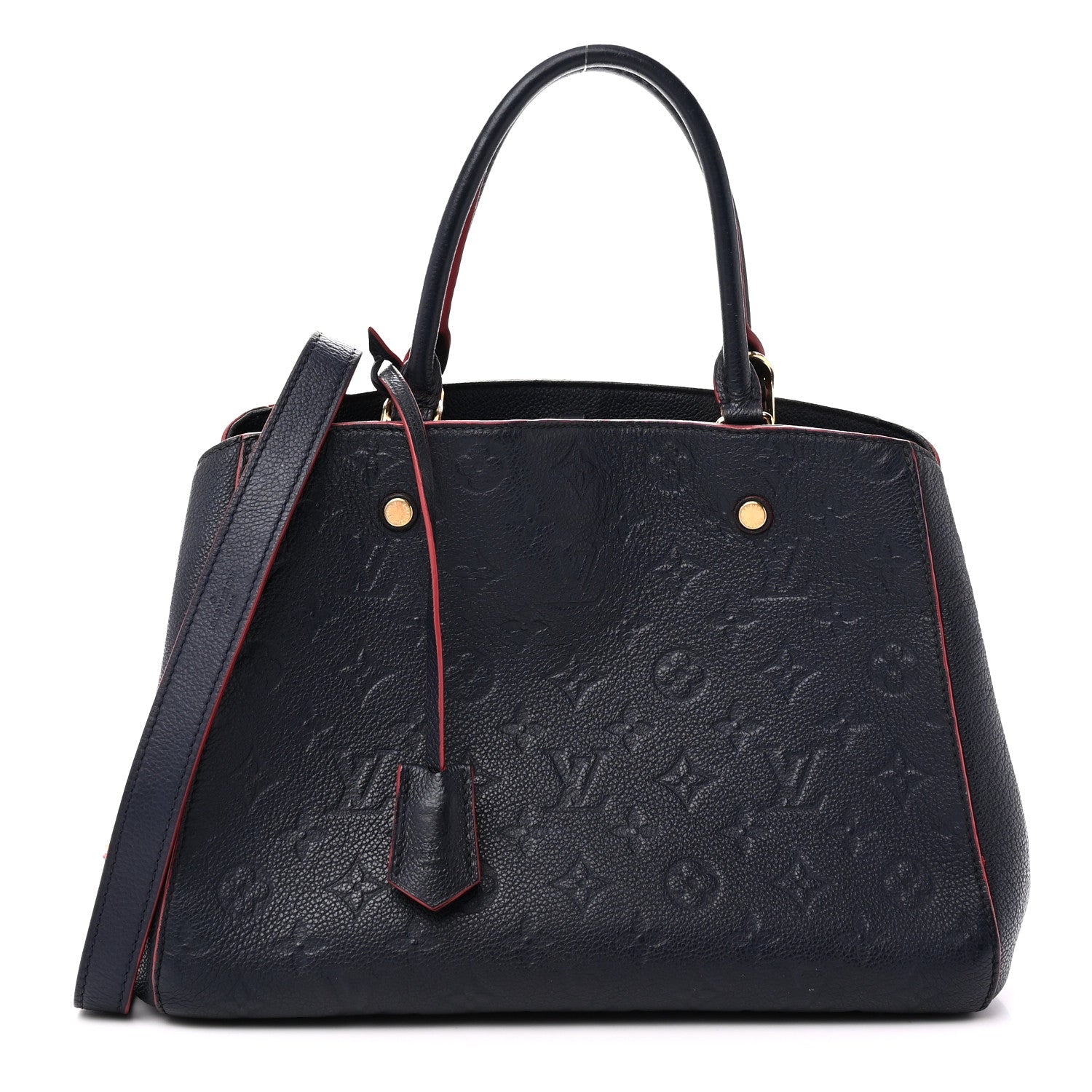 Empreinte Montaigne MM Marine Rouge