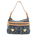 Monogram Denim Baggy PM Blue