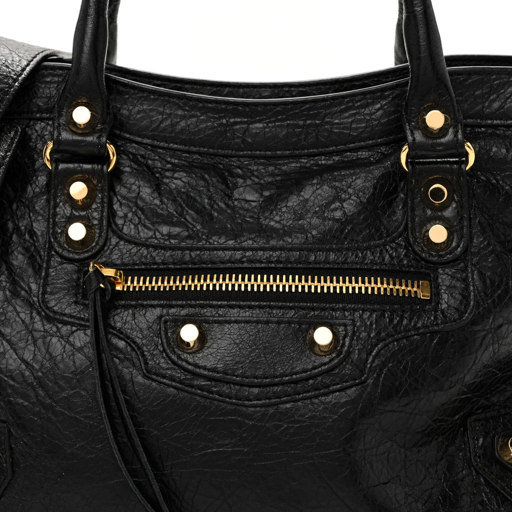 Agneau Classic Gold Hardware S City Black