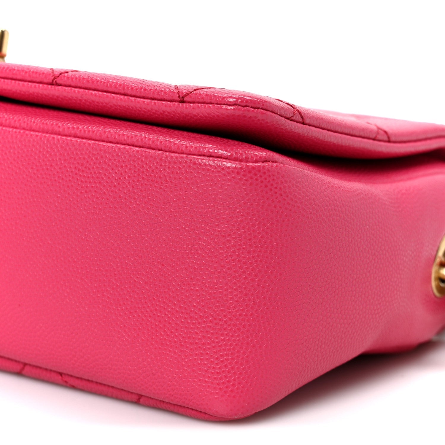 Caviar Quilted Small Fashion Therapy Flap Bag Dark Pink