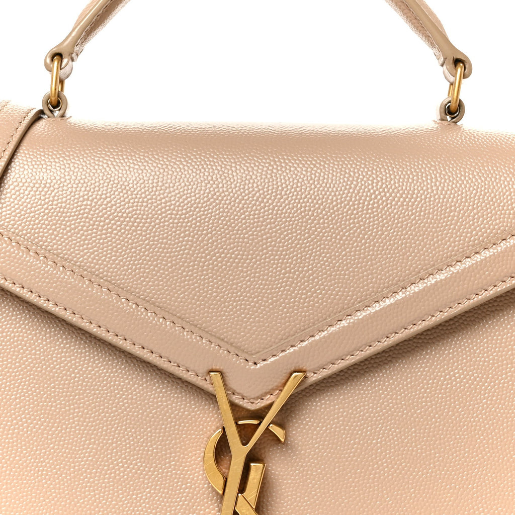 Grain de Poudre Mini Classic Monogram Cassandra Top Handle Beige