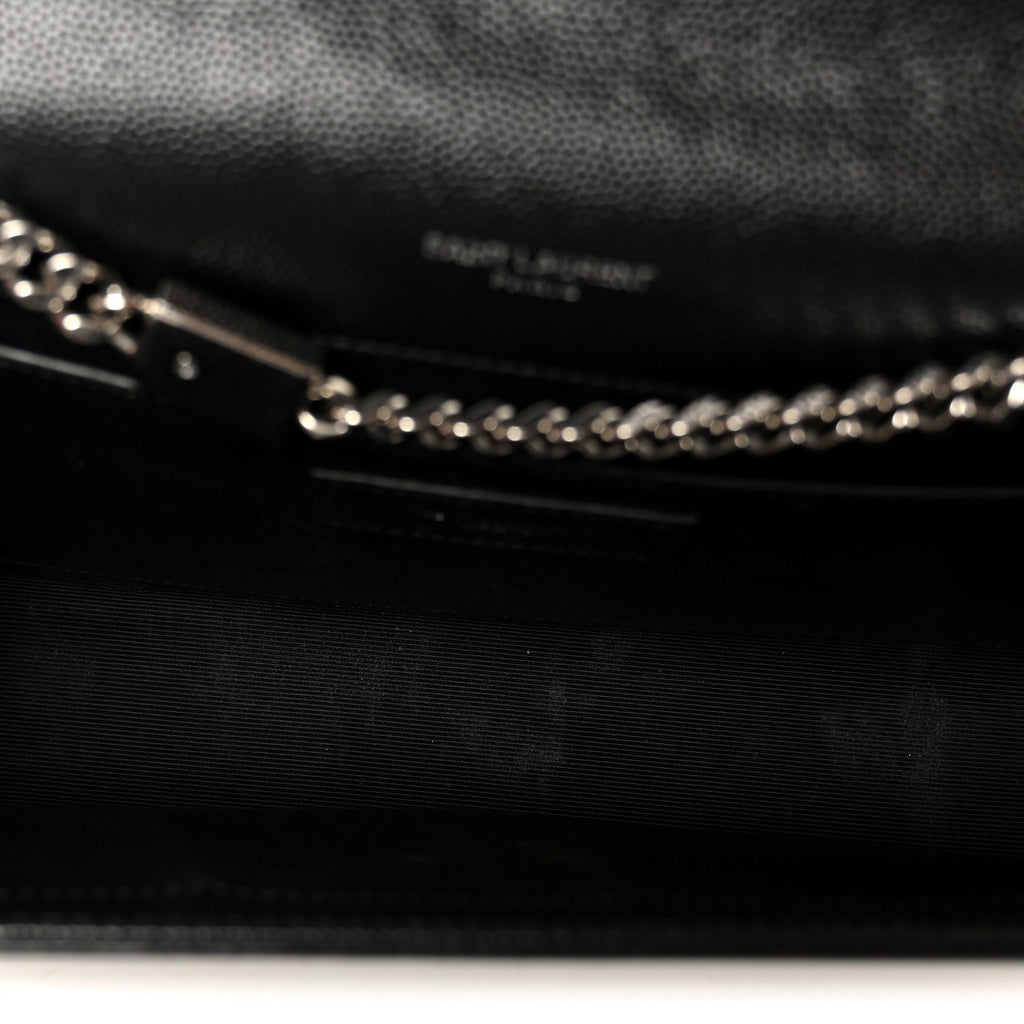 Grain De Poudre Medium Classic Monogram Kate Tassel Satchel Black