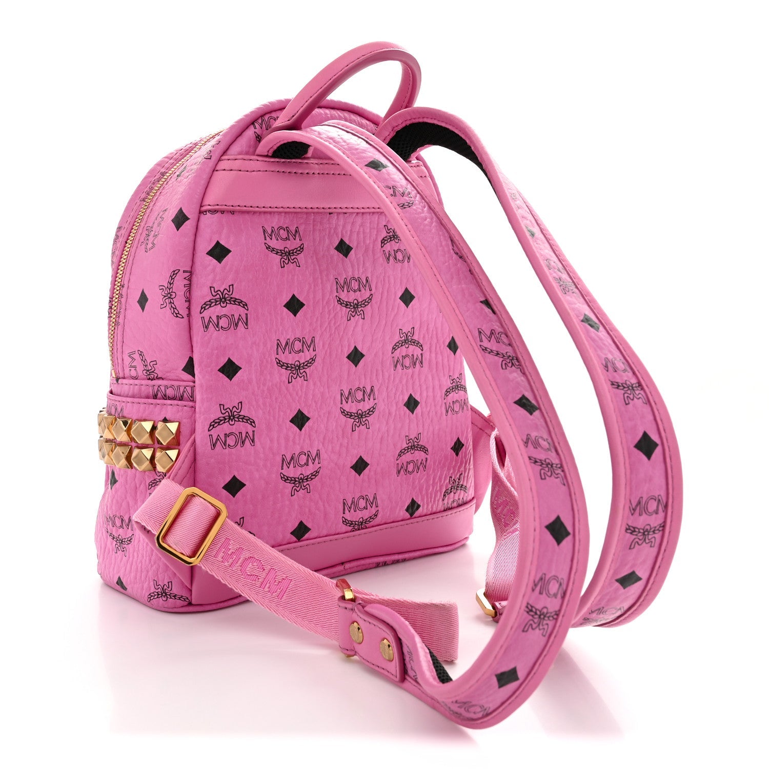 Visetos Side Stud Mini Stark Backpack Pink