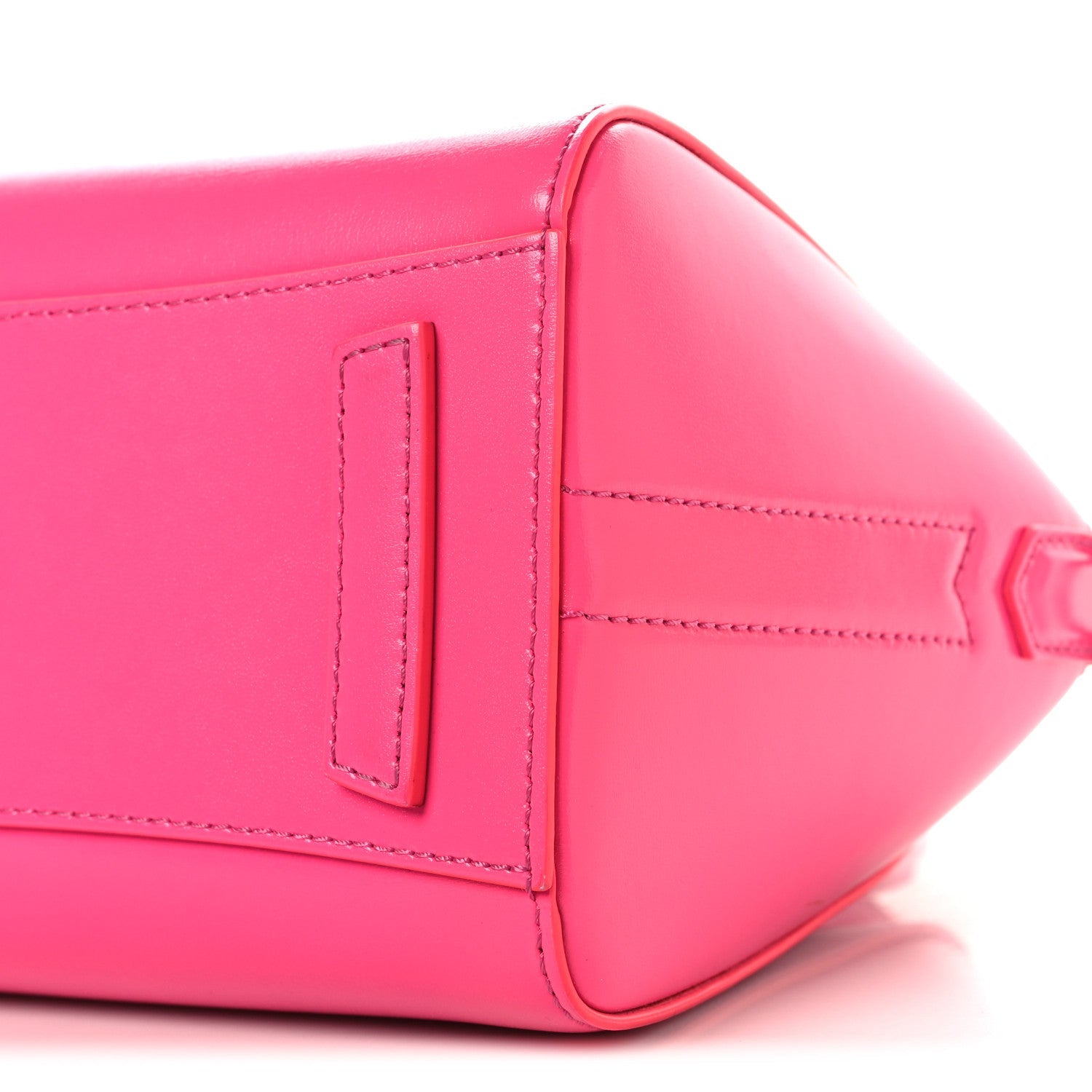 Shiny Lord Calfskin Mini Antigona Shocking Pink