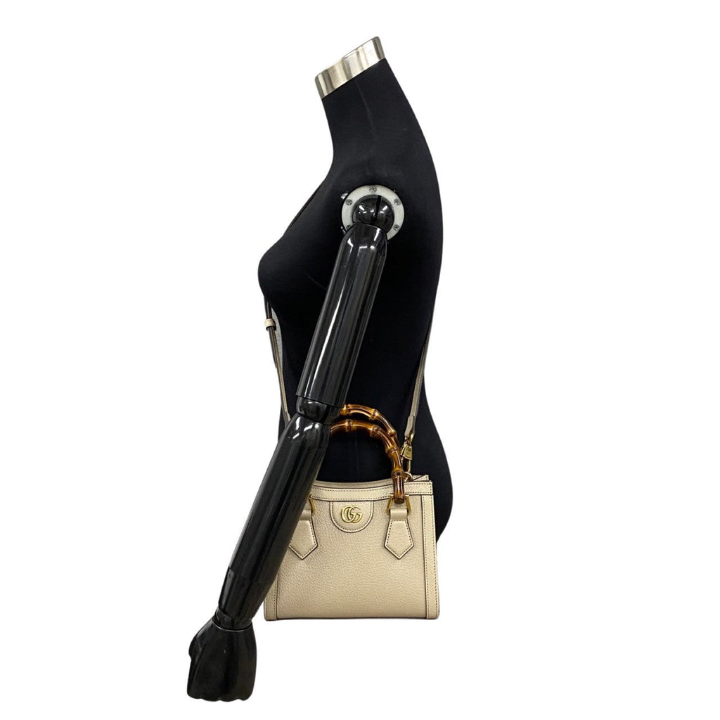 Gucci Diana Leather 2way Tote Bag