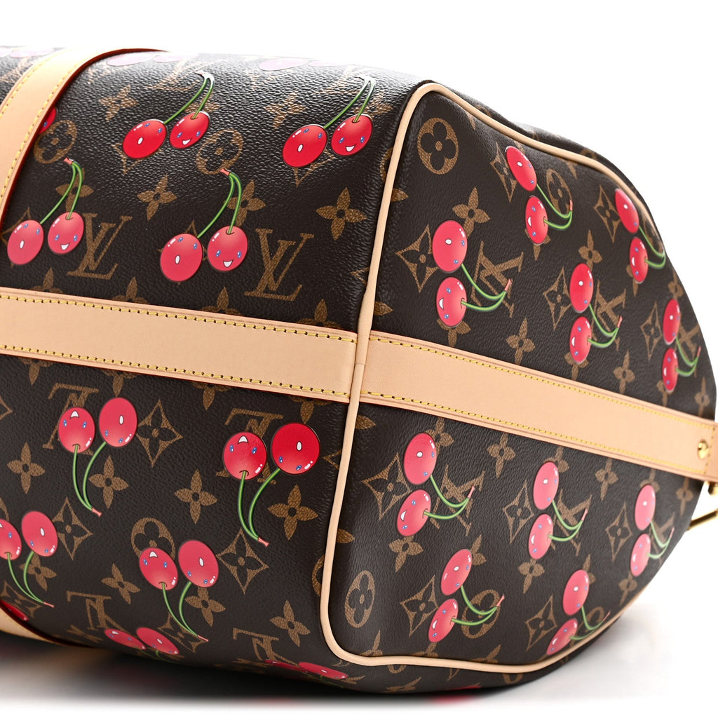 LV X TM Monogram Cerises Keepall Bandouliere 45