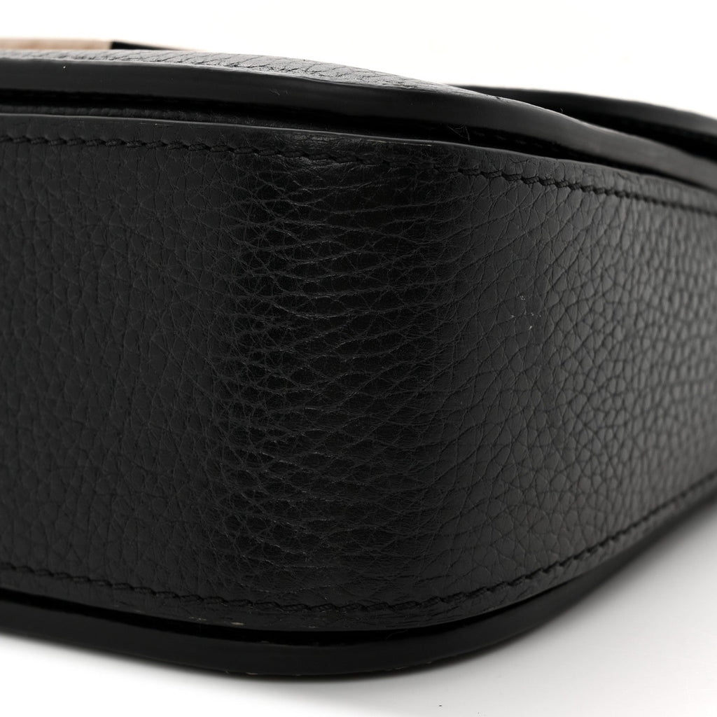 Grained Calfskin Vivienne LV Black
