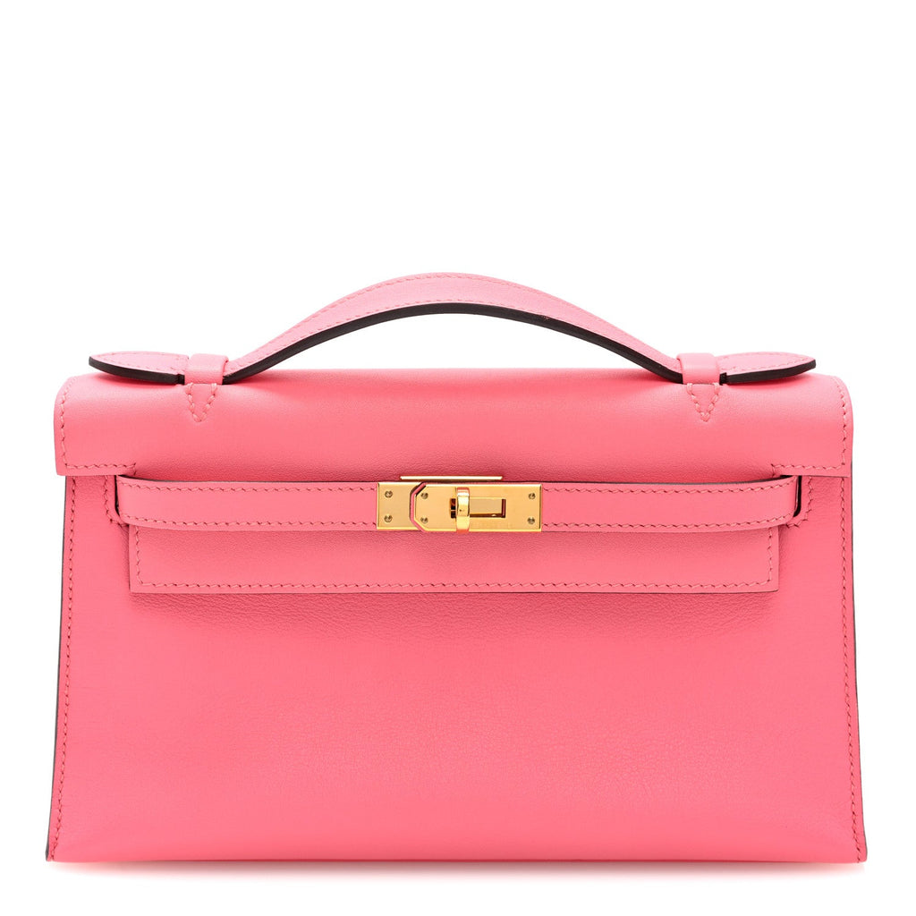 Swift Kelly Pochette Clutch Rose Azalee