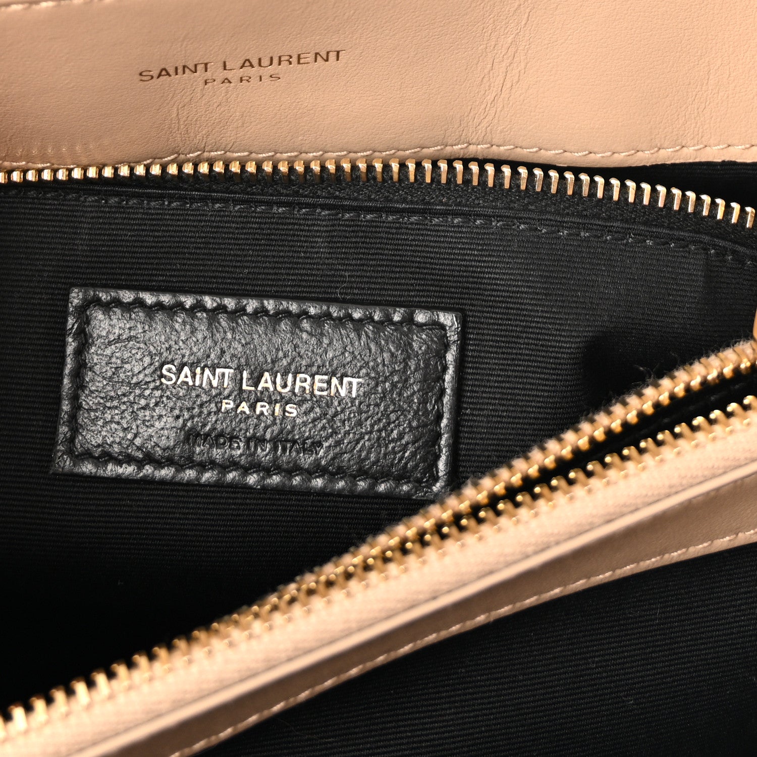 Calfskin Y Quilted Monogram Medium Loulou Chain Satchel Dark Beige