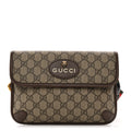 GG Supreme Monogram Neo Vintage Web Belt Bag Brown