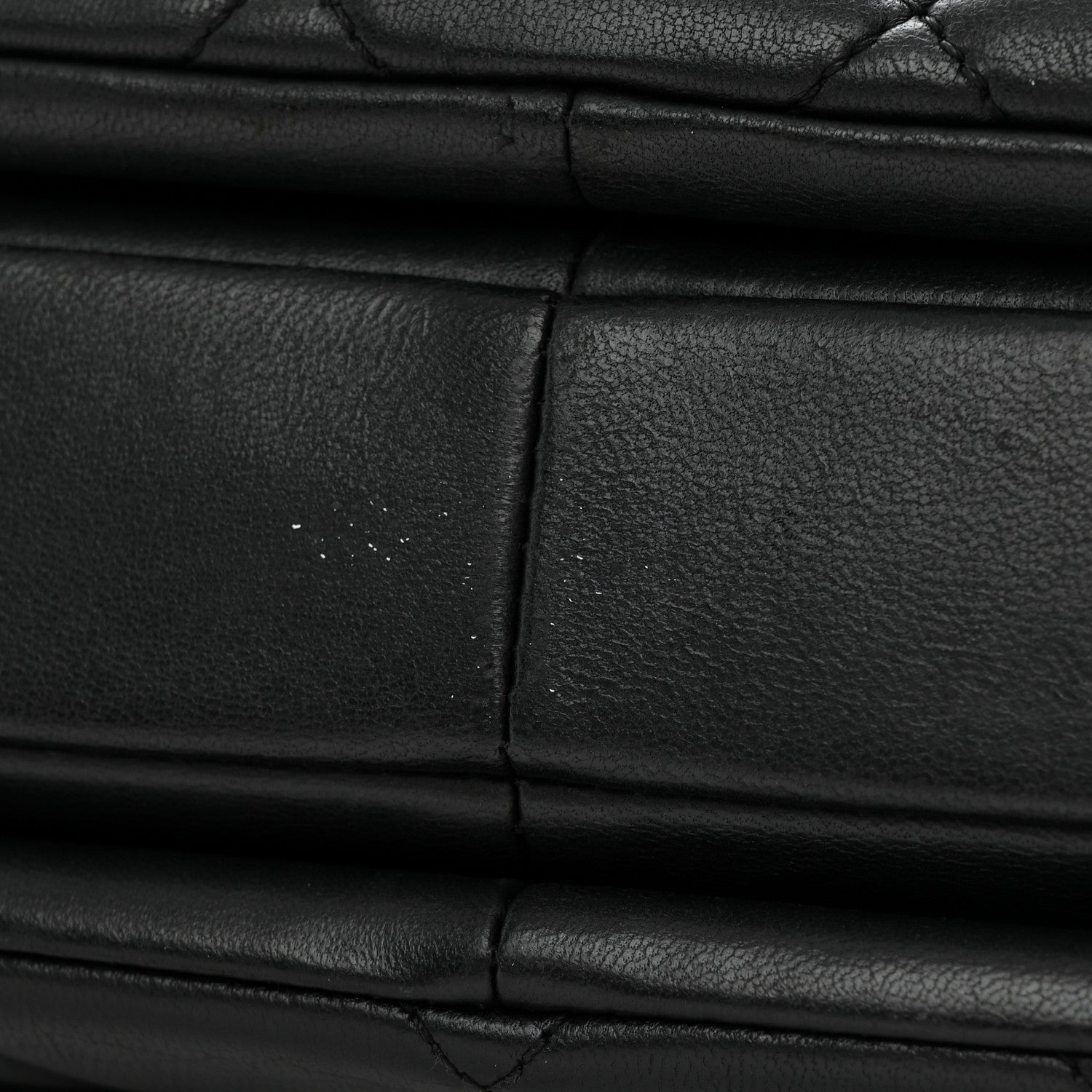 Lambskin Quilted Small Trendy CC Dual Handle Flap Bag Black