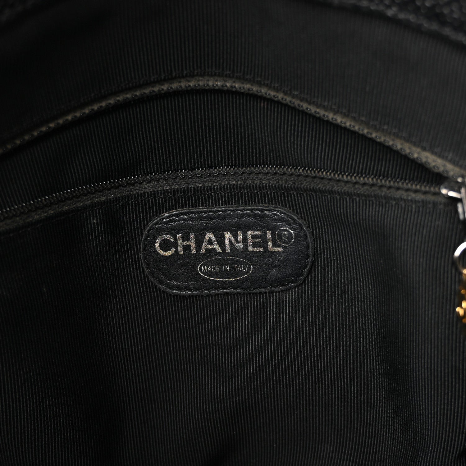 Caviar Triple CC Shoulder Bag Black