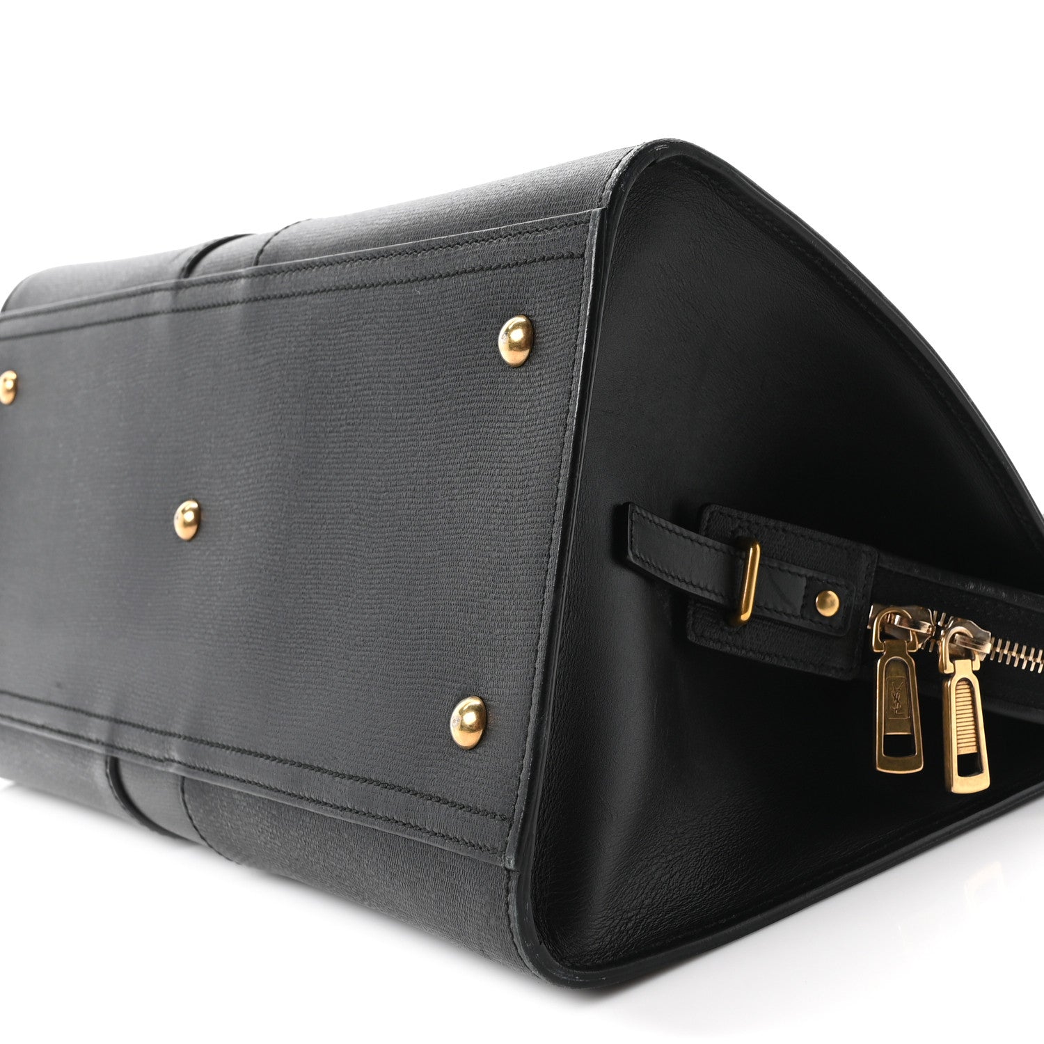 Textured Calfskin Medium Cabas ChYc Black