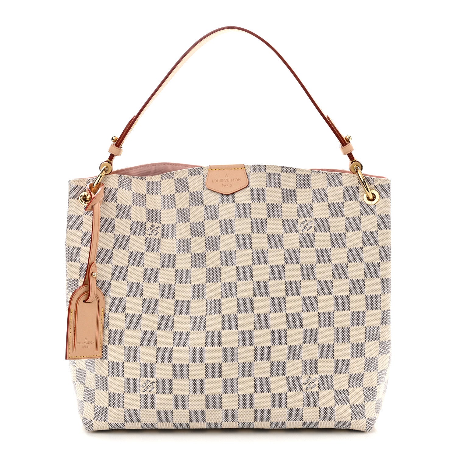 Damier Azur Graceful PM Rose Ballerine