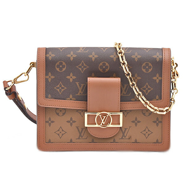 Louis Vuitton Monogram Reverse Dauphine MM Shoulder Bag M45958