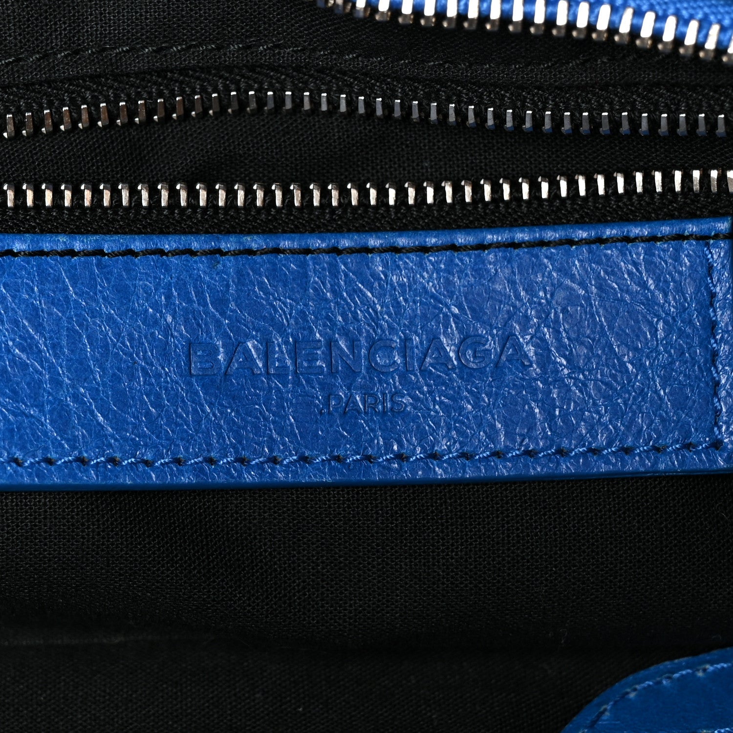 Agneau Giant 12 Silver Hardware City Bleu Lazuli