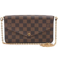 Louis Vuitton Damier Pochette Felicie Chain Shoulder Bag N40492