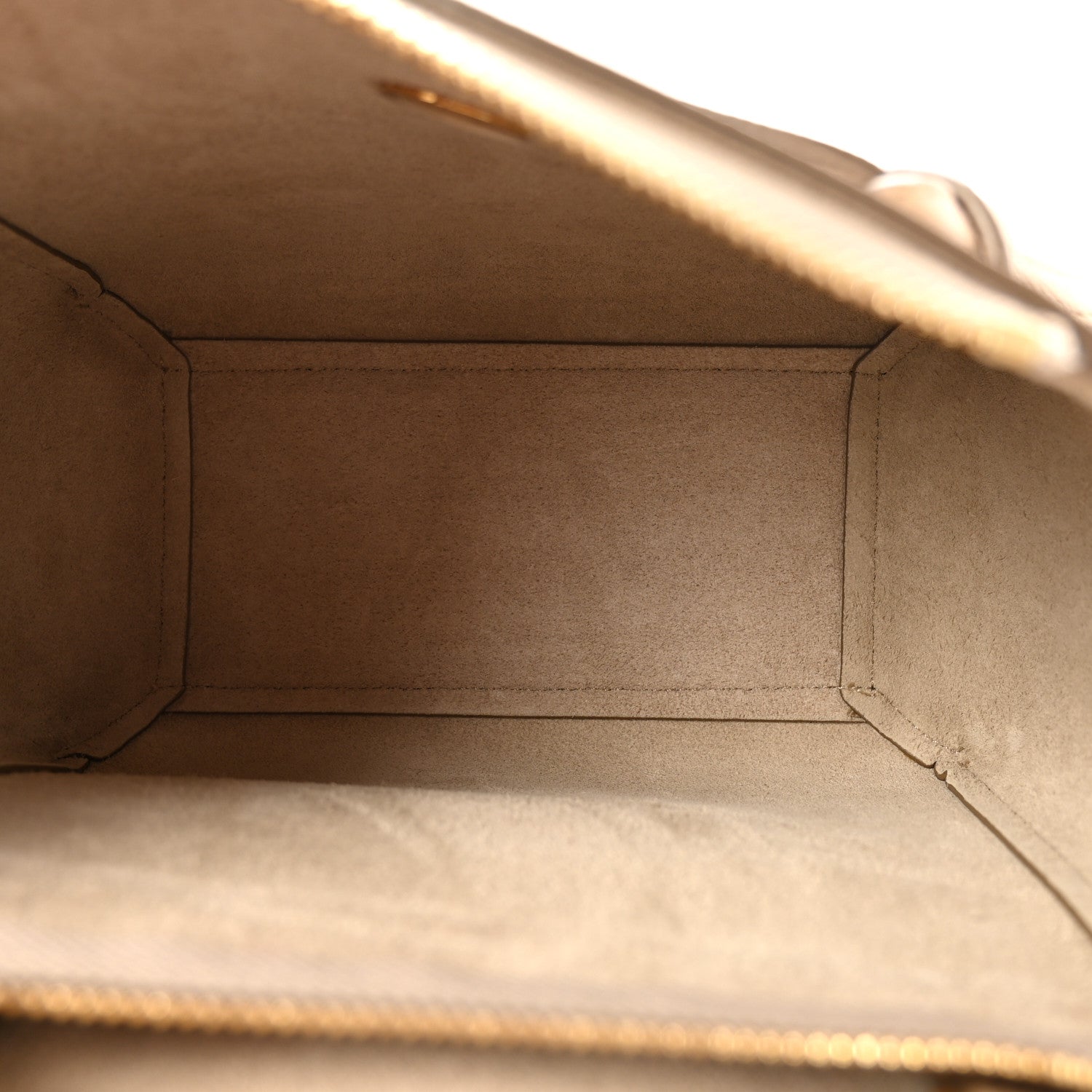 Grained Calfskin Nano Belt Bag Light Taupe