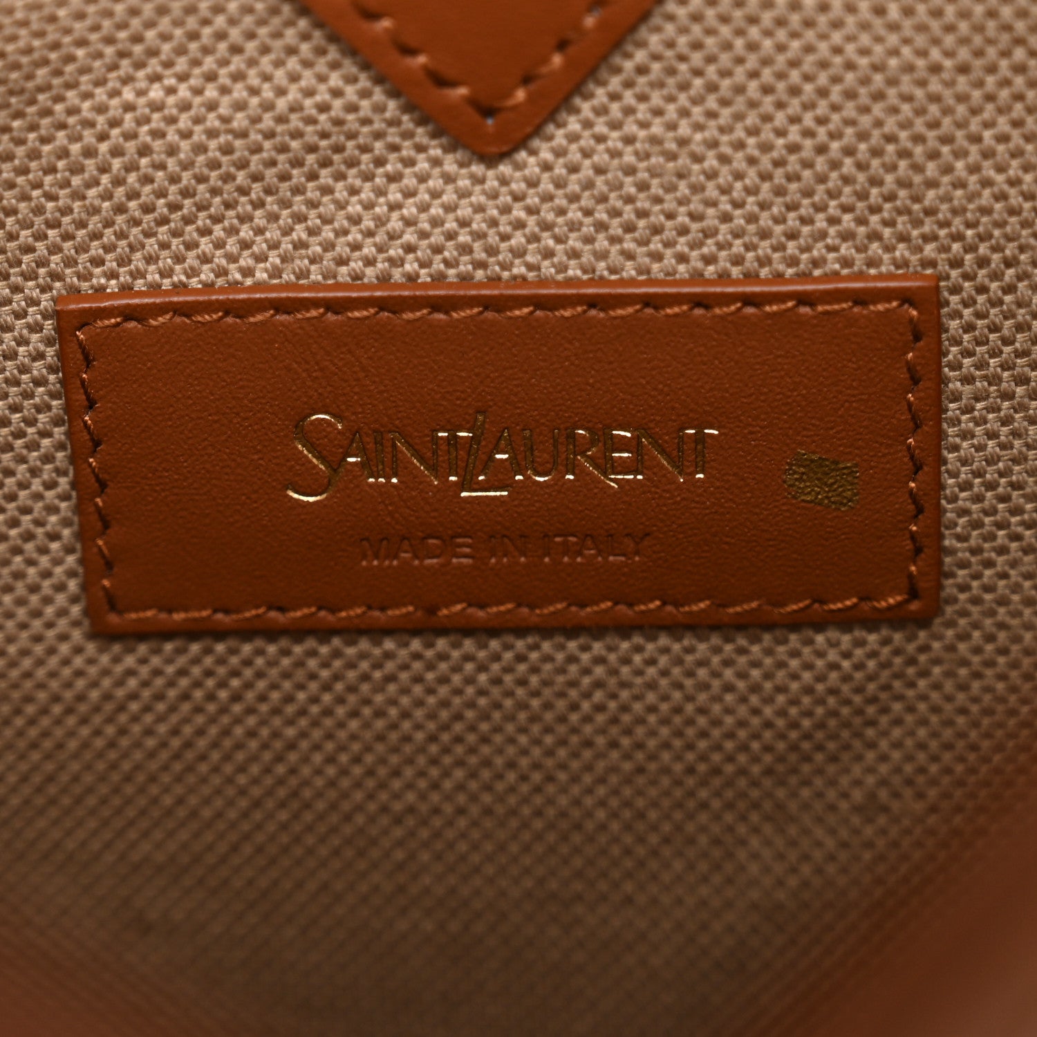 Smooth Calfskin Y Small Bucket Bag Black White Camel