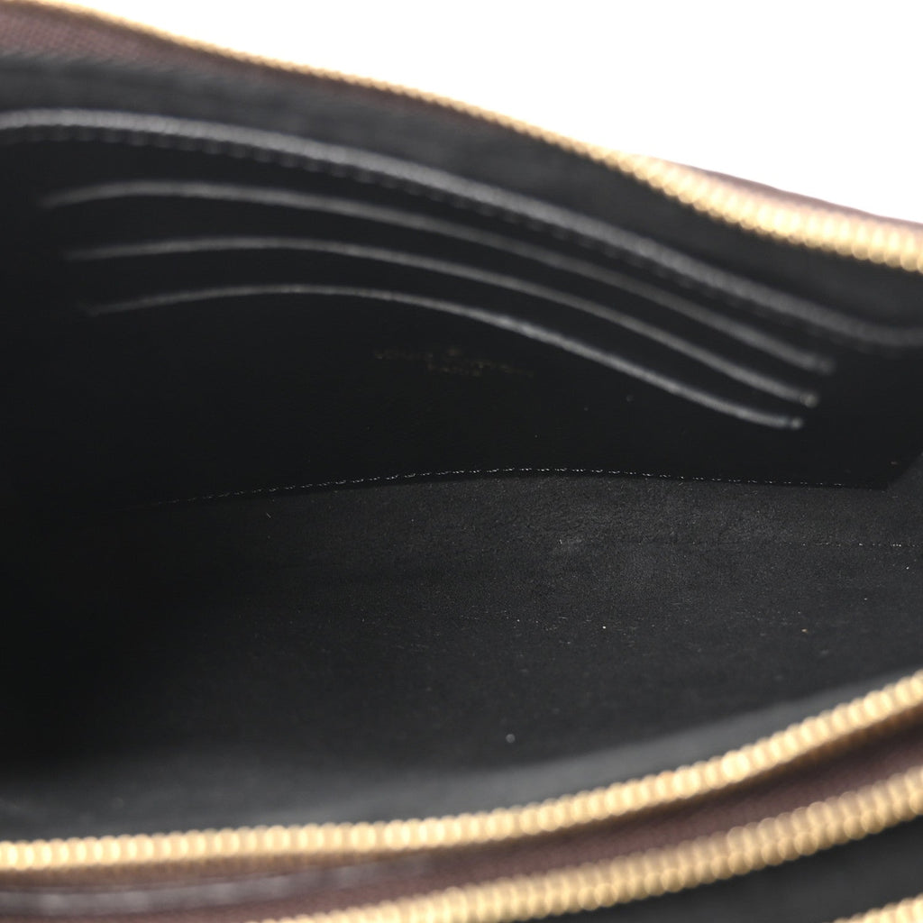 Reverse Monogram Giant Double Zip Pochette