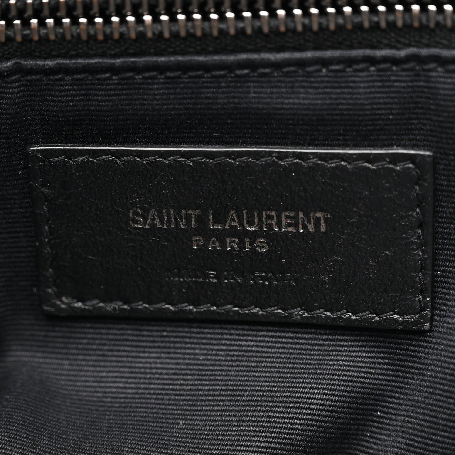 Crinkled Calfskin Matelasse Monogram Medium Niki Chain Satchel Black