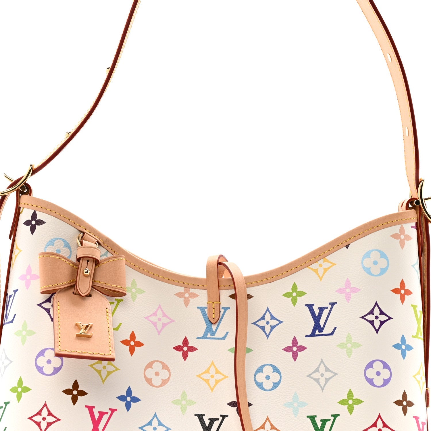 LV x TM Monogram Multicolor CarryAll PM White