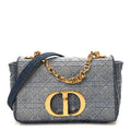 Denim Cannage Small Caro Bag Blue