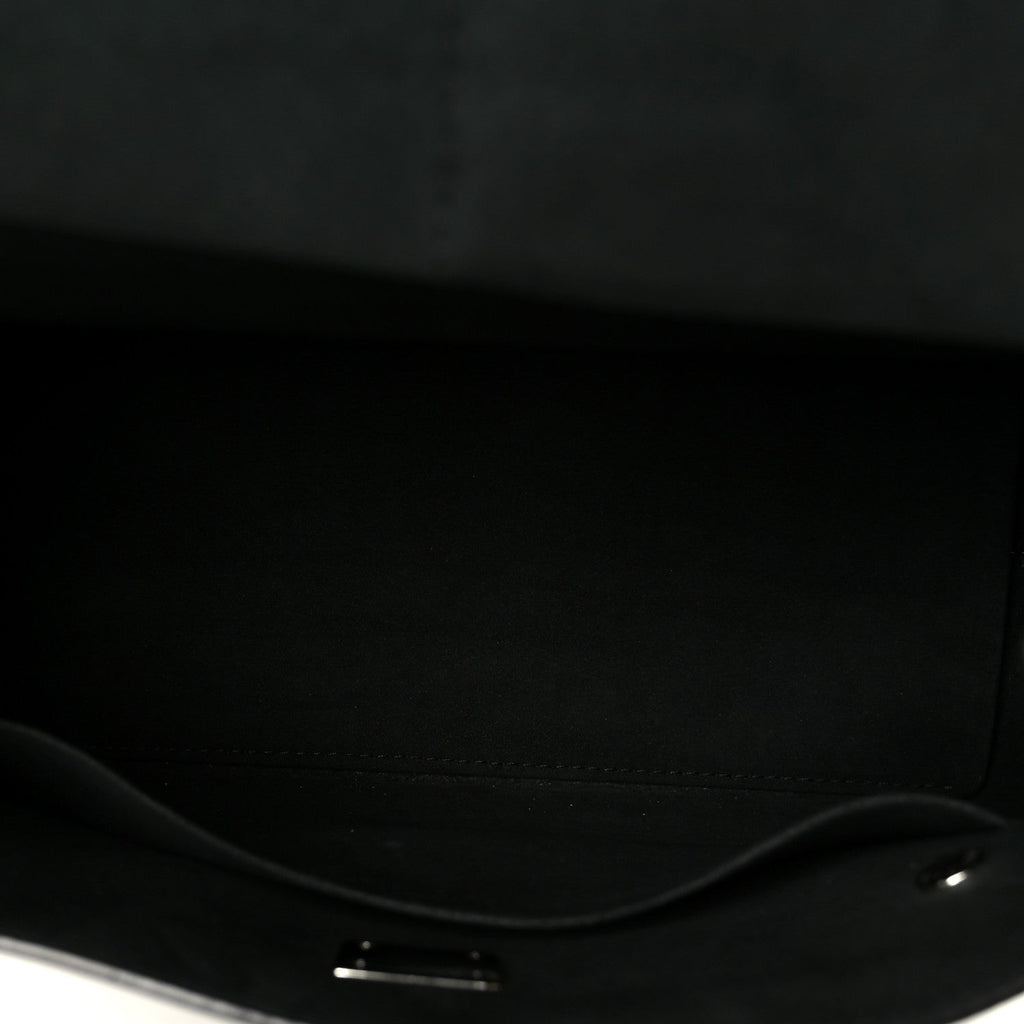 Soft Calfskin My Lockme Top Handle Black