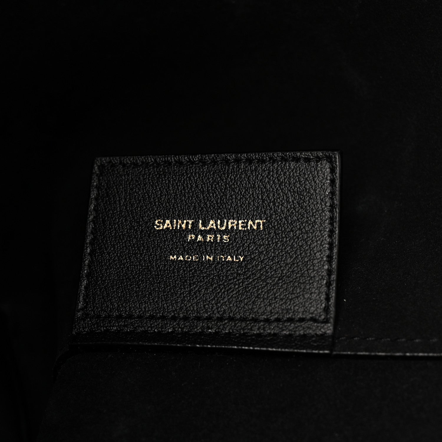 Calfskin Large Shopping Tote Black