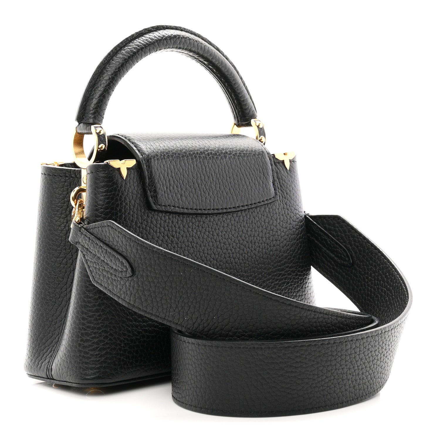 Taurillon Embellished Flower Crown Capucines Mini Black