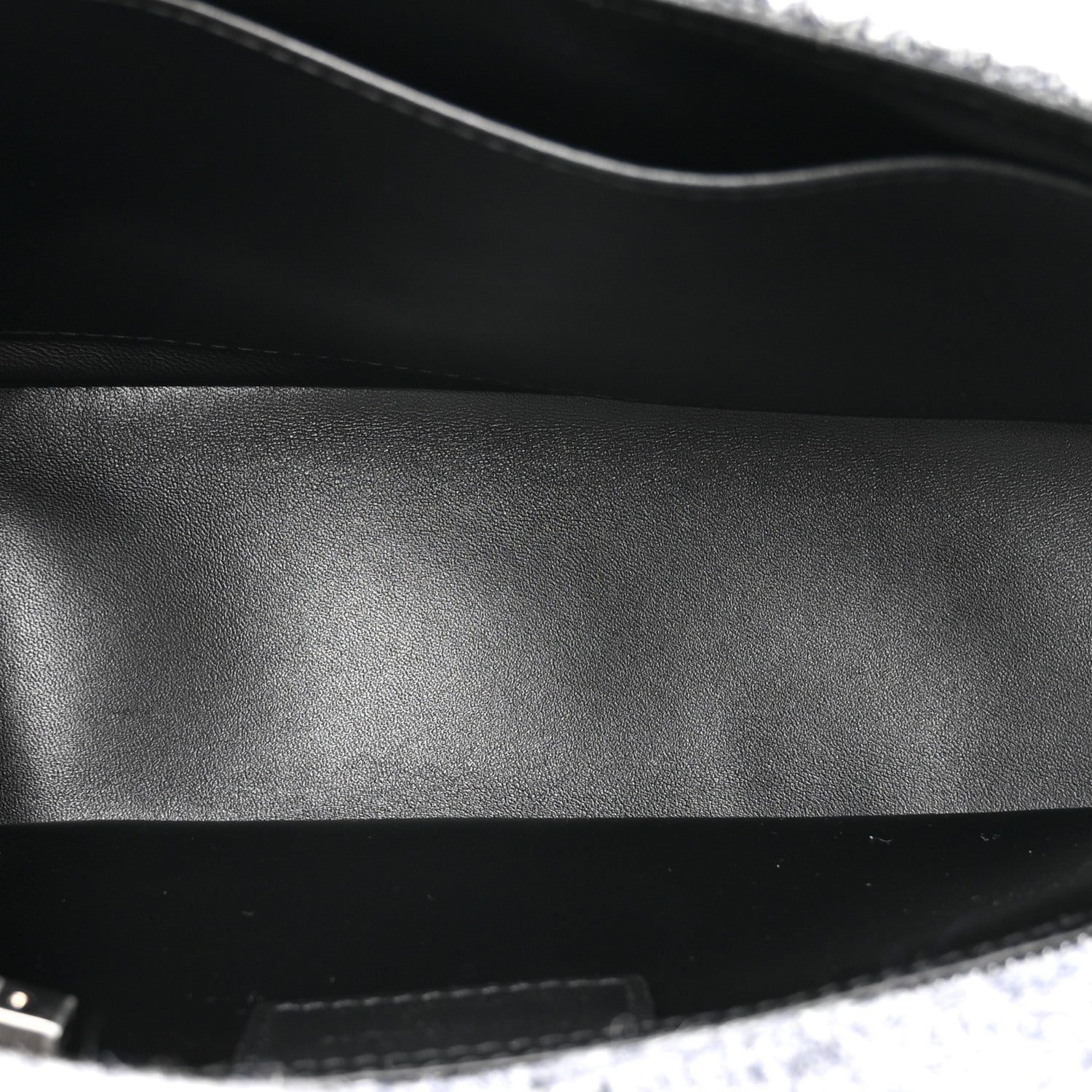 Tweed Macrocannage Medium Caro Bag Black