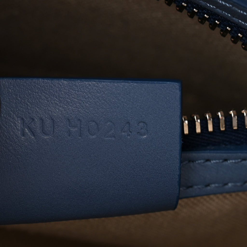 Denim Calfskin 4G Mini Antigona Blue