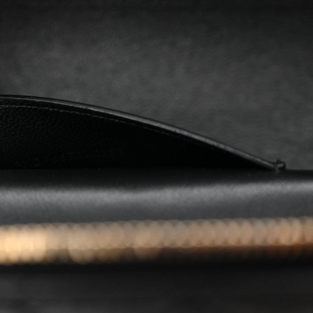 Lambskin Quilted Mini Gaby Vanity Case Black