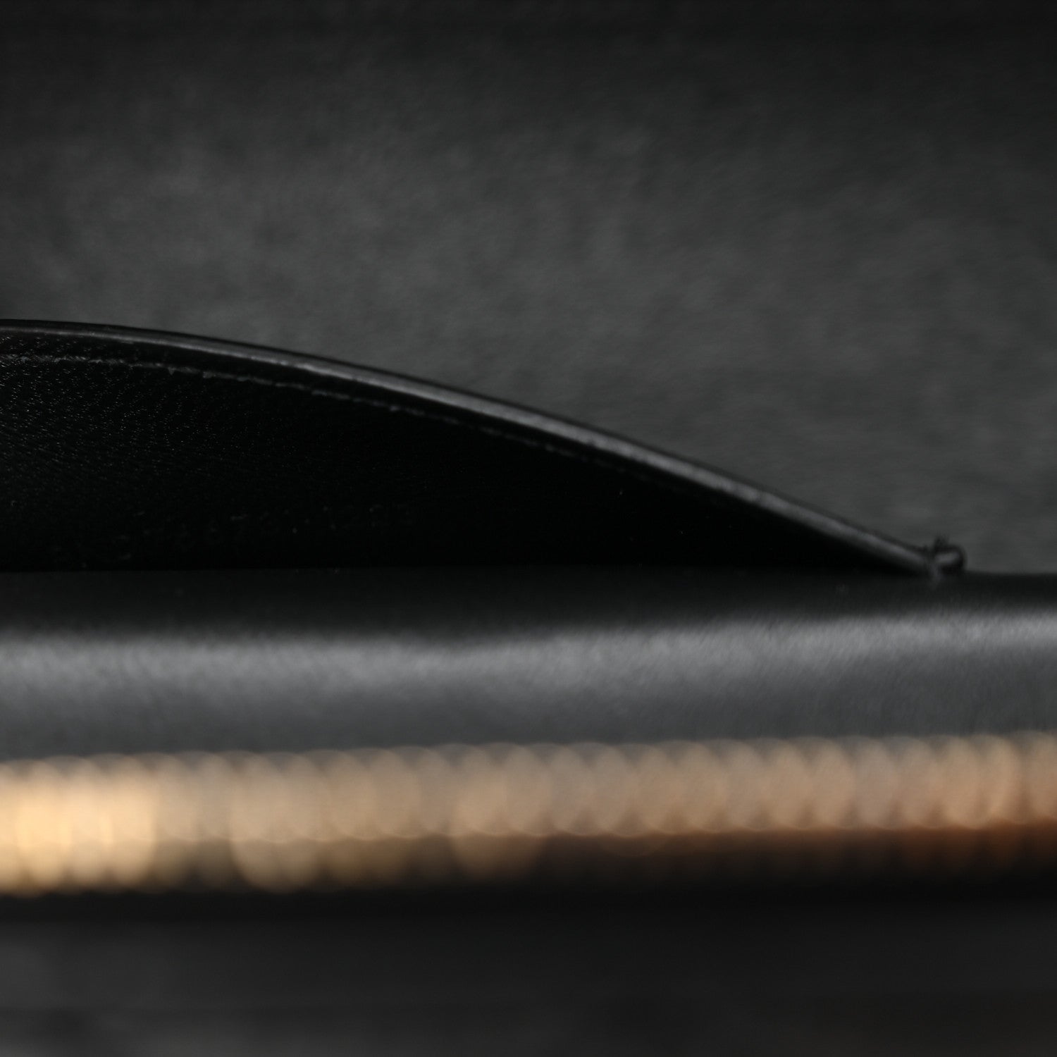 Lambskin Quilted Mini Gaby Vanity Case Black
