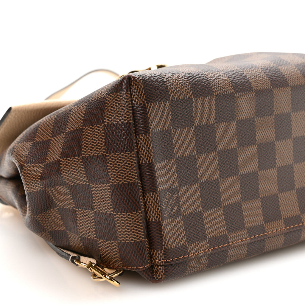 Damier Ebene Clapton Backpack Creme