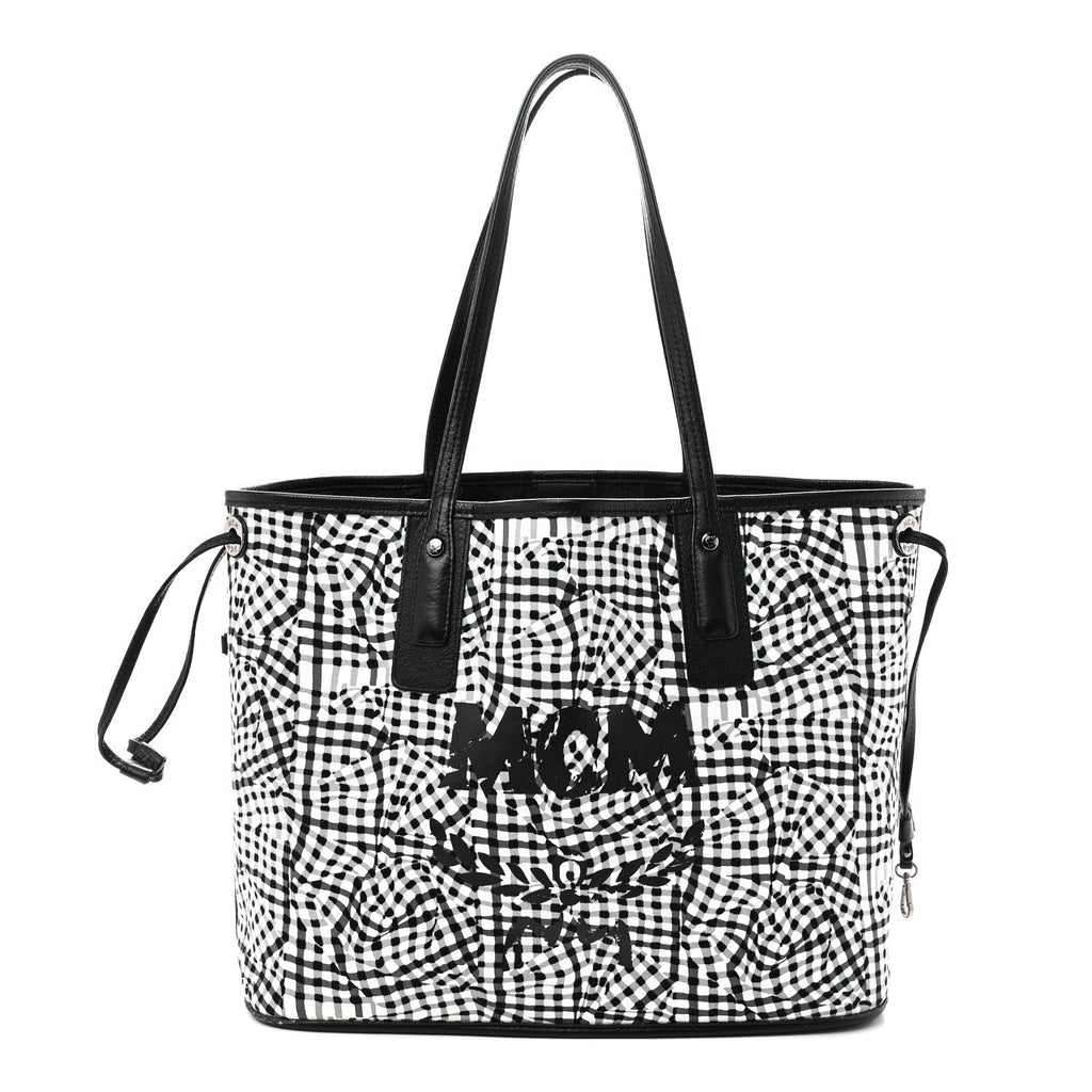 Visetos Medium Liz Reversible Shopper Tote Black