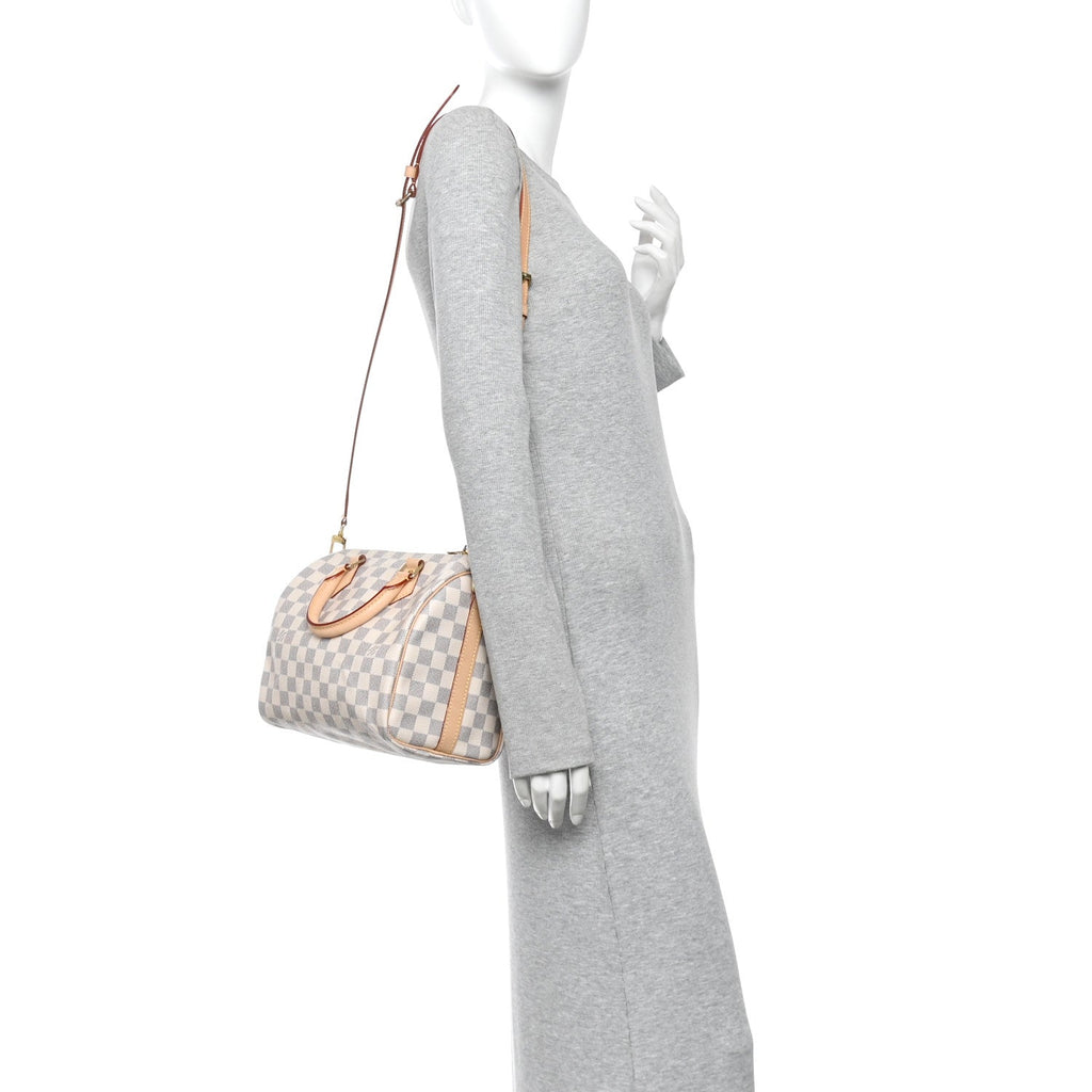 Damier Azur Speedy Bandouliere 25