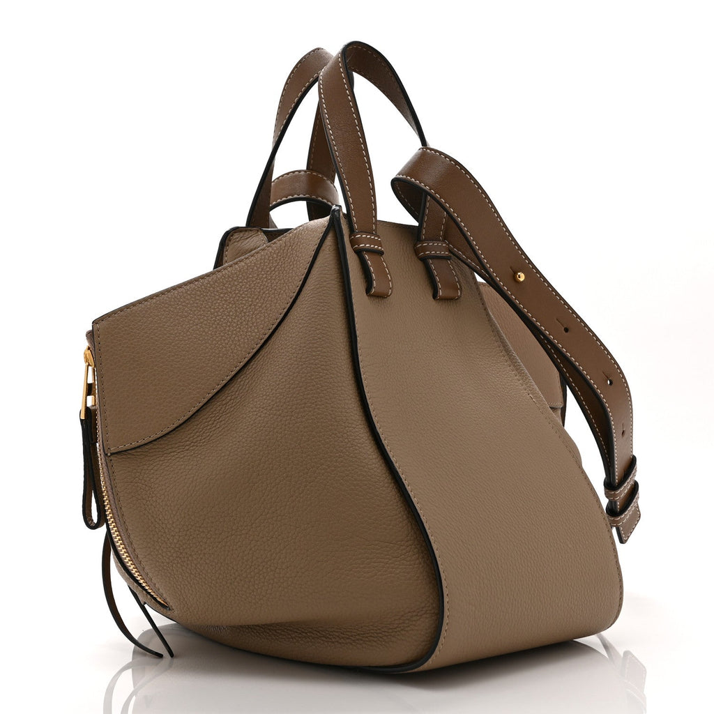 Calfskin Small Hammock Shoulder Bag Sand Mink