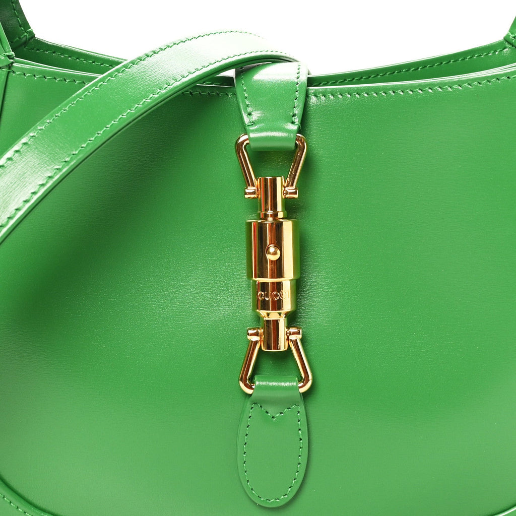 Boarded Dyana Lux Calfskin Small Jackie 1961 Hobo Spring Green
