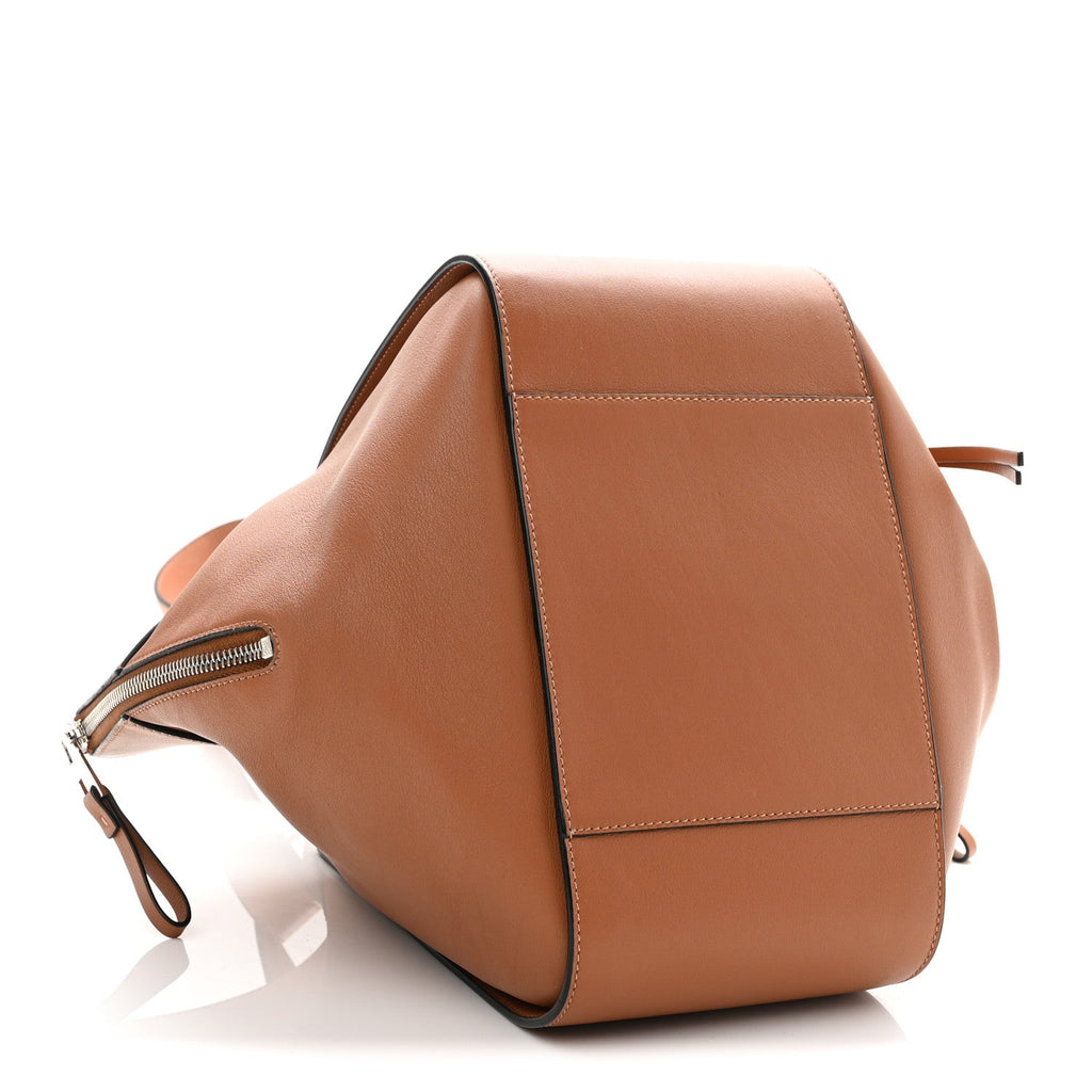Calfskin Small Hammock Shoulder Bag Tan