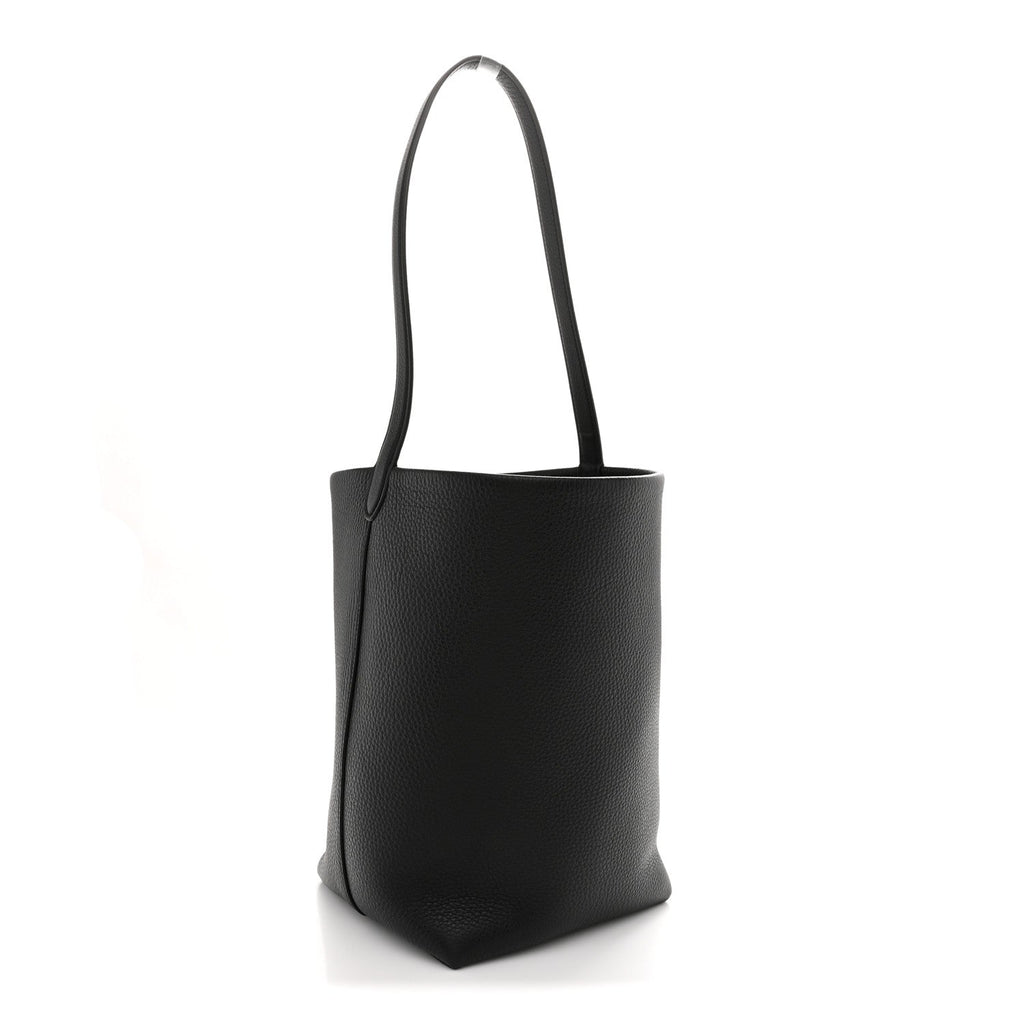 Grained Calfskin Medium N/S Park Black