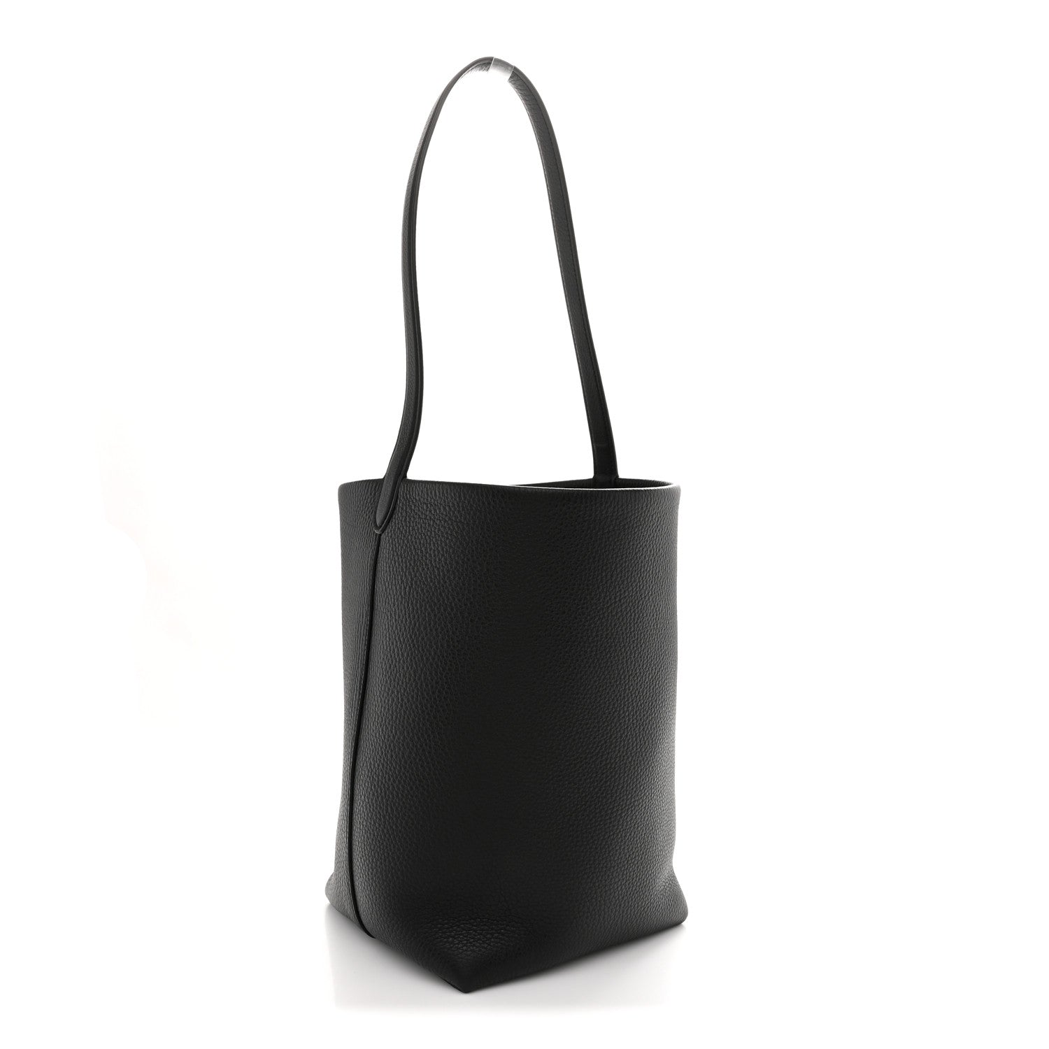 Grained Calfskin Medium N/S Park Black