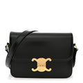 Shiny Calfskin Teen Triomphe Black