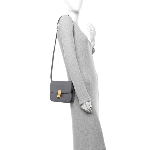 Box Calfskin Teen Classic Box Flap Bag Frost