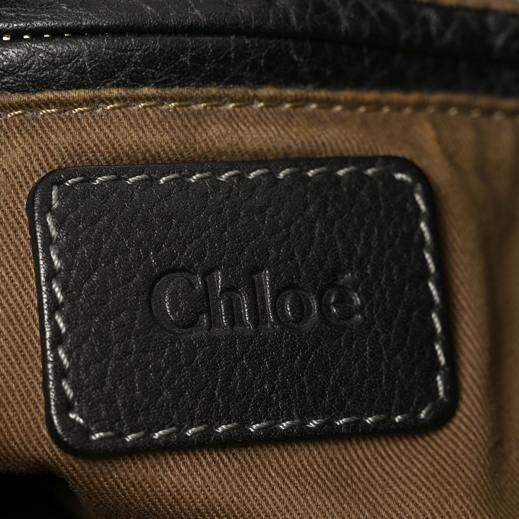 Calfskin Medium Marcie Satchel Black