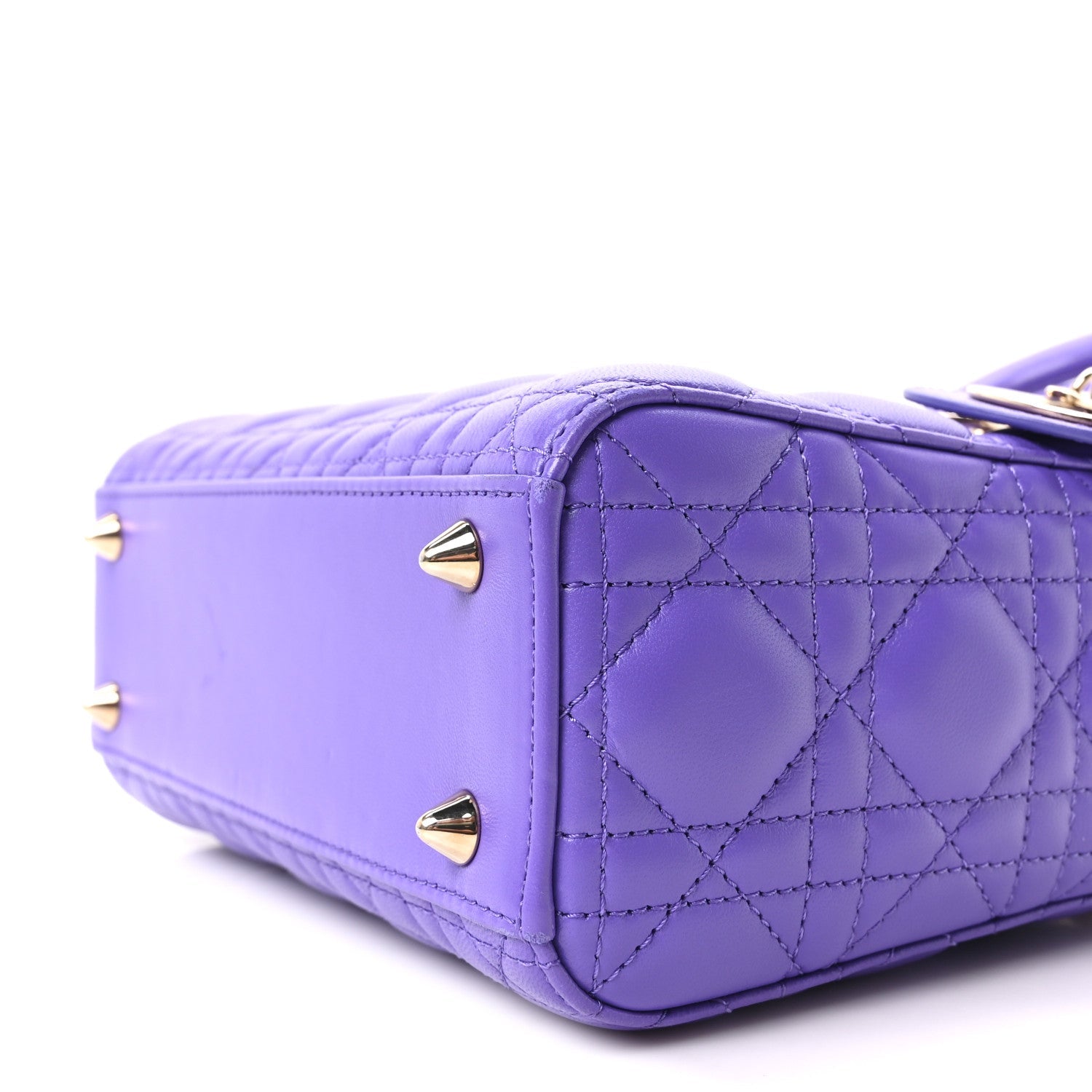 Lambskin Cannage Small My ABCDior Lady Dior Purple