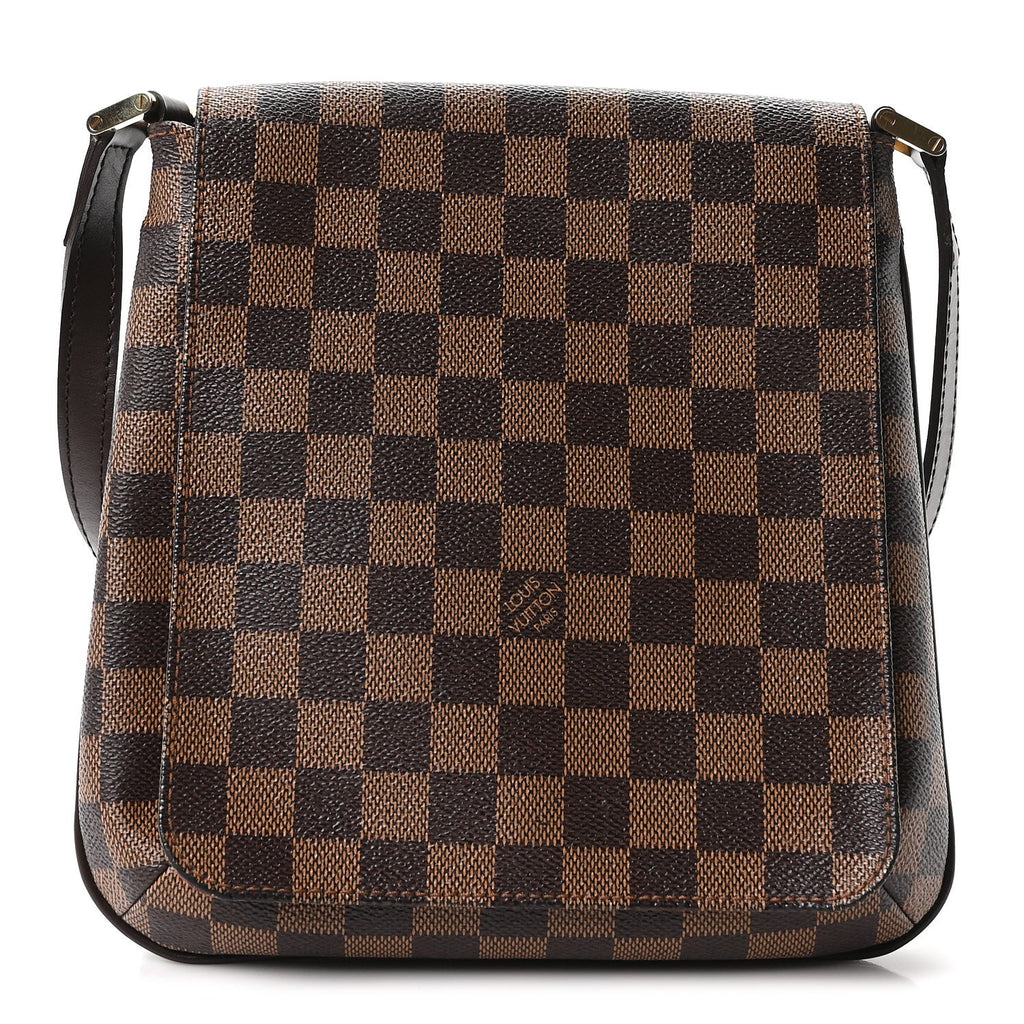 Damier Ebene Musette Salsa Long Strap