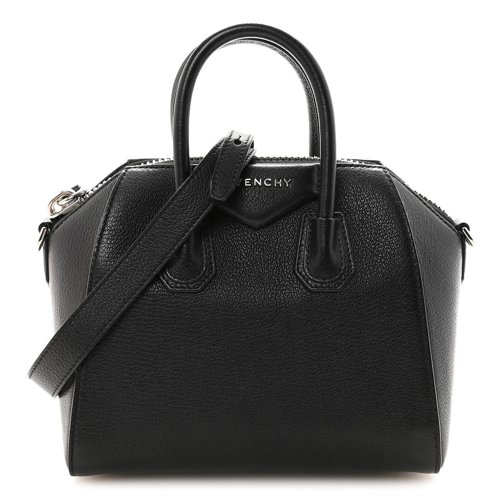 Sugar Goatskin Mini Antigona Black