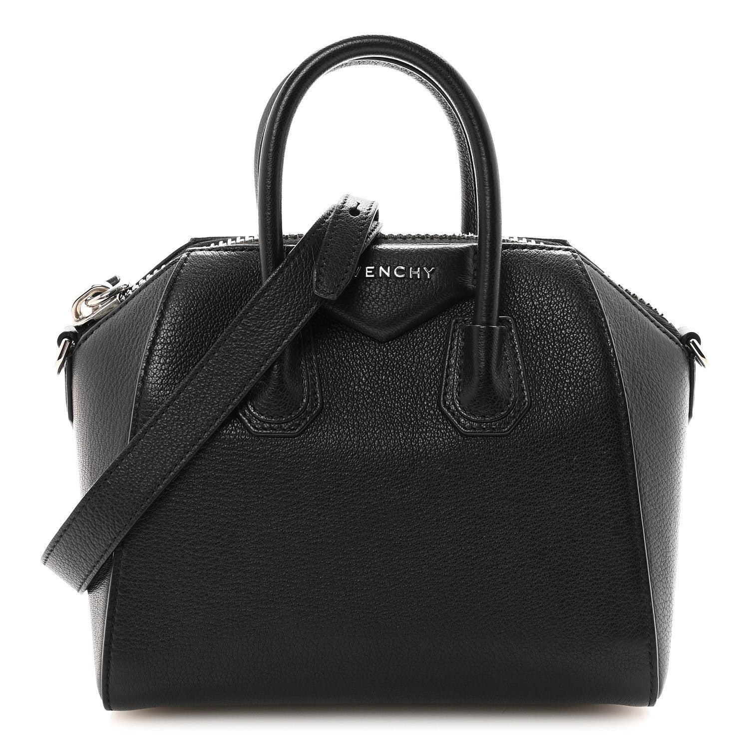 Sugar Goatskin Mini Antigona Black