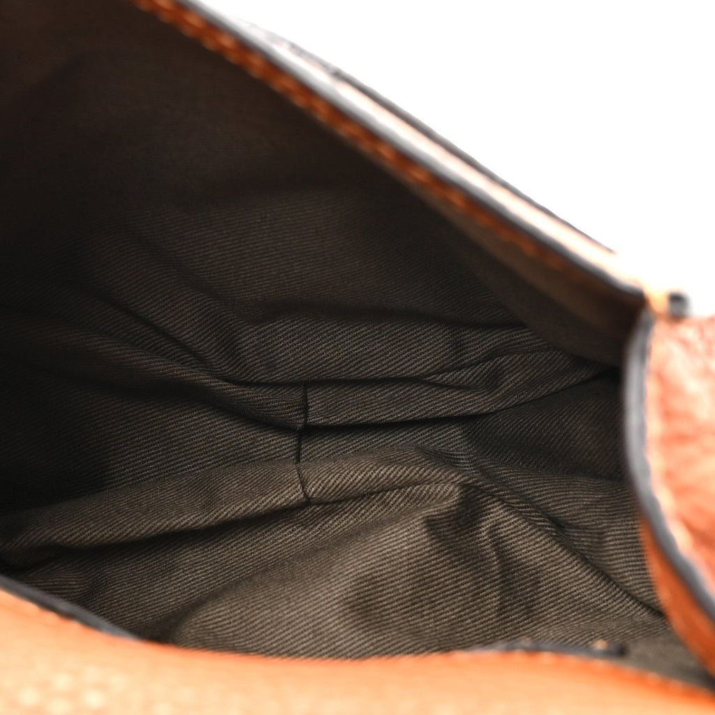 Calfskin Mini Marcie Round Crossbody Bag Tan